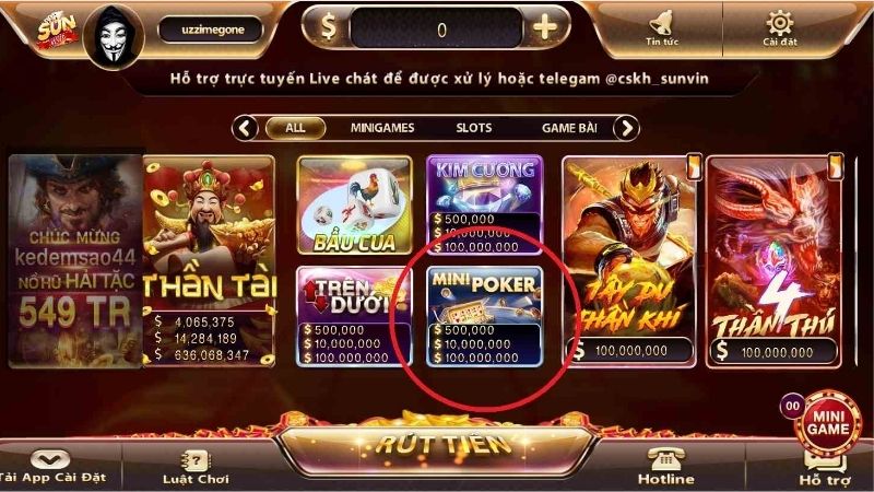 Mini Poker Sunwin | Bí Kíp Thắng Lớn Chuẩn Cao Thủ