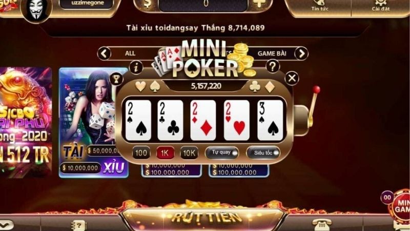 Mini Poker Sunwin | Bí Kíp Thắng Lớn Chuẩn Cao Thủ