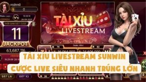 Tài Xỉu Livestream Sunwin - Cược Live Siêu Nhanh Trúng Lớn